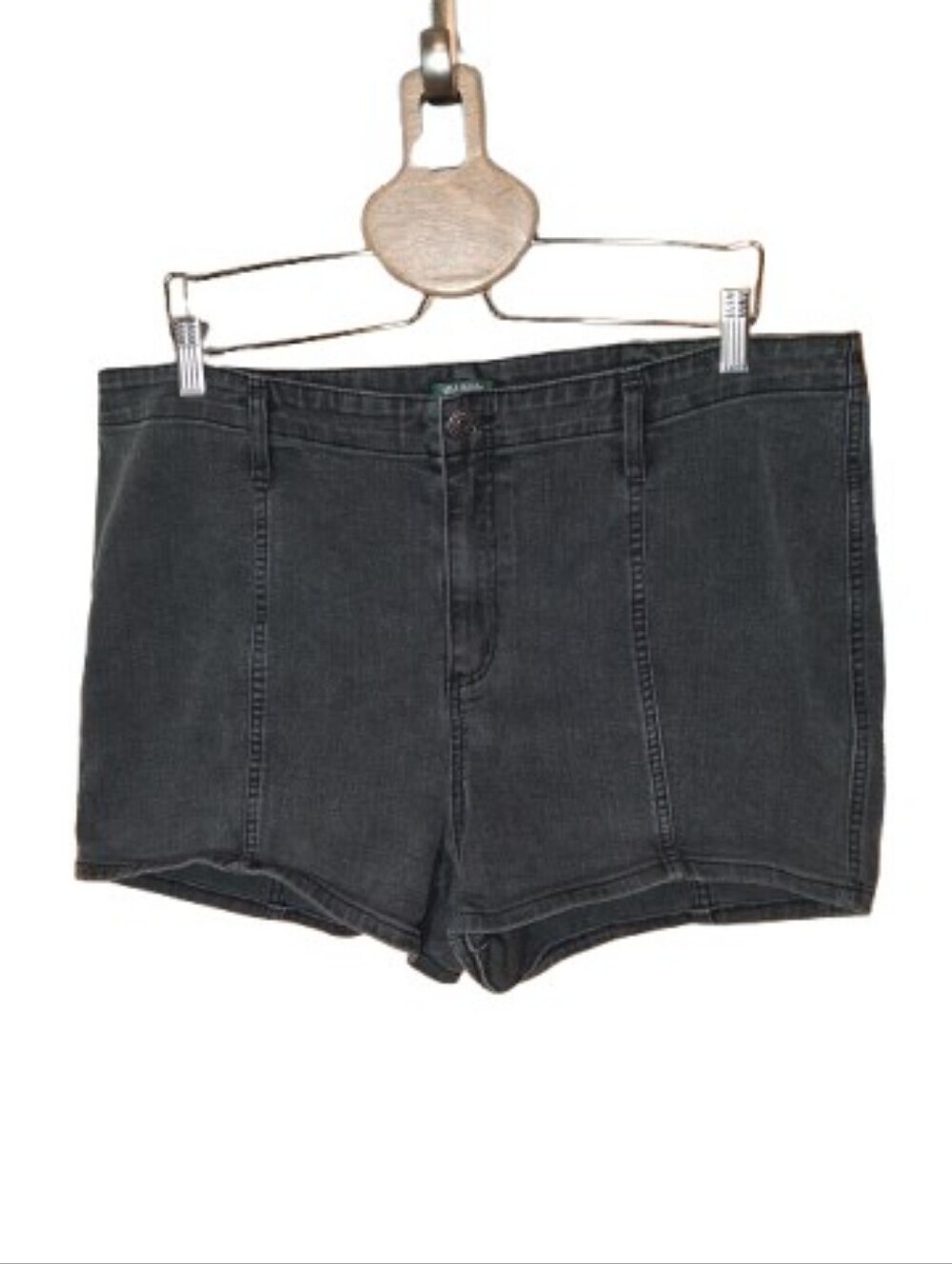 Wild Fable Denim Shorts Super High-Rise Black 17 Streetwear Minimalist